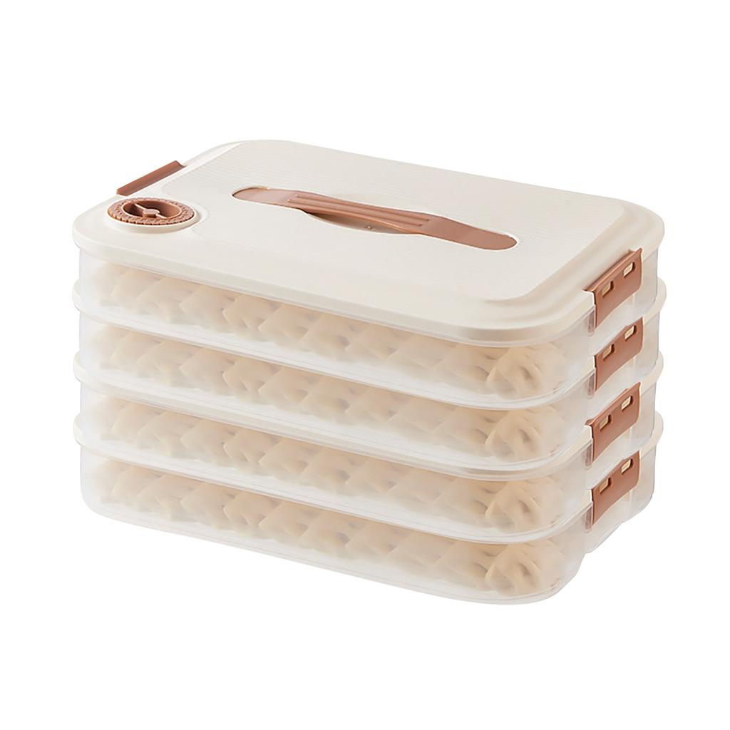 Dumpling Storage Box Freezer Box Refrigerator Frozens Dumplings Multi-layer Food Grade Wontons Box Household Dumpling Quick-frozen Crisper