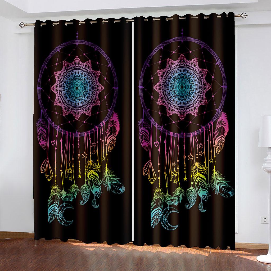 Room Darkening Window Curtain Thermal Blackout Curtain for Bedroom Living Room Darkening Drapes  Cortinas Para La Sala