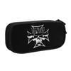 Danzig Kawaii Pencil Cases Boys Girls Big Capacity Heavy Metal Rock Band Gothic Pencil Bag Pouch Students Stationery