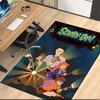 Scooby-Doo Printed Carpetrugfor Office Chair Living Room Bedroom Kitchen Room Decor Gifts
