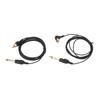 2pcs 6.2ft Tattoo Clip Cord Fully Compatible Heat Resistance Flexible Safe Straight Elbow RCA Tattoo Clip Cord