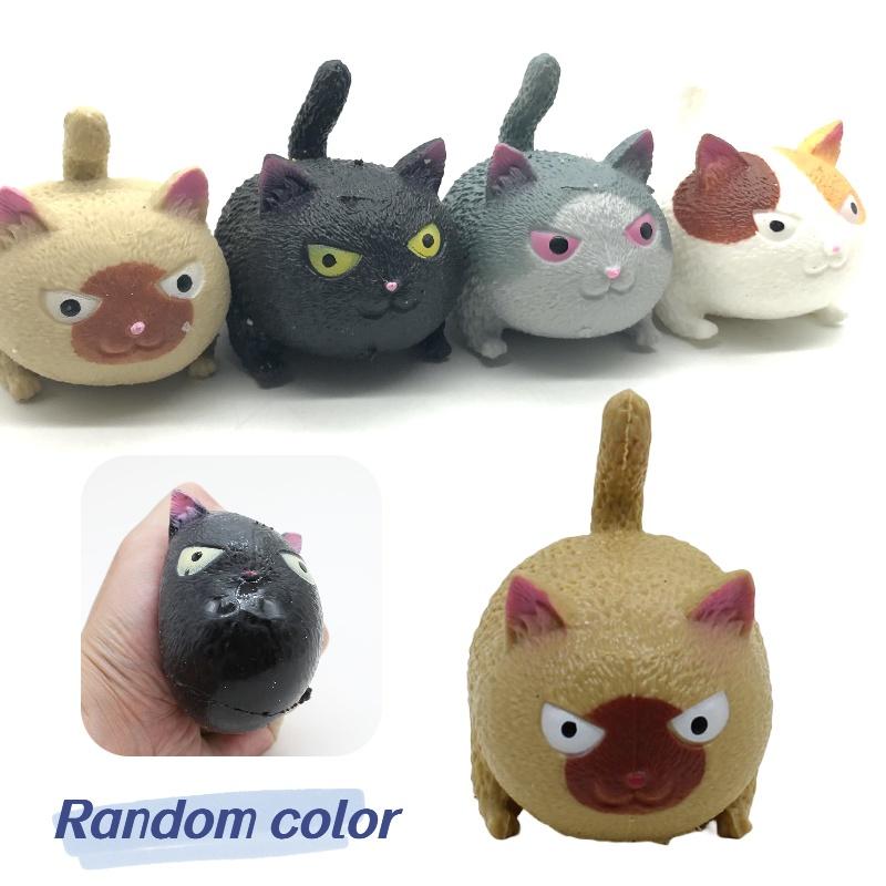 Angry Cat Squeeze Toy Stress Relief Toy For Children And Adults