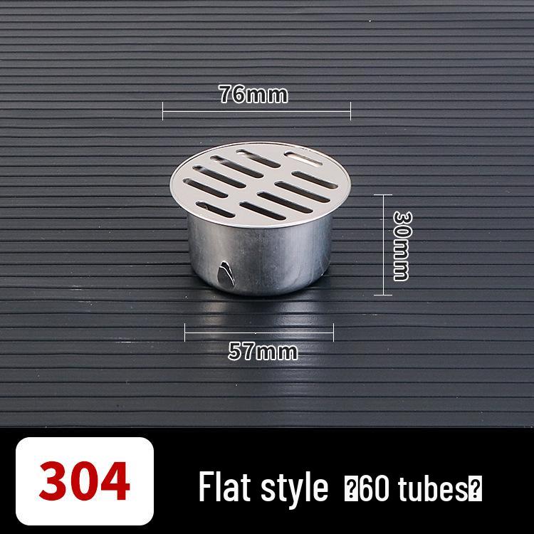 304 Stainless Steel Anti-Clogging Mesh Drain Cover for 75mm Balcony Rooftop Pipes