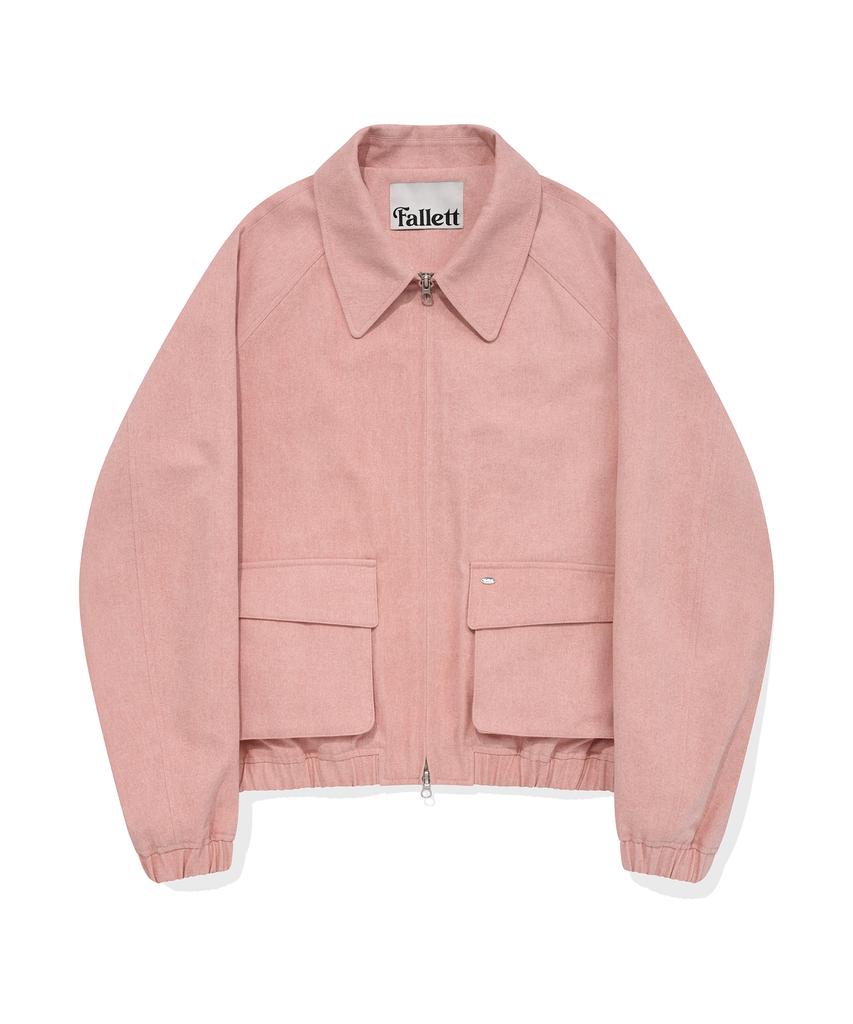 Fallett Pigment Oversized Blouson Salmon