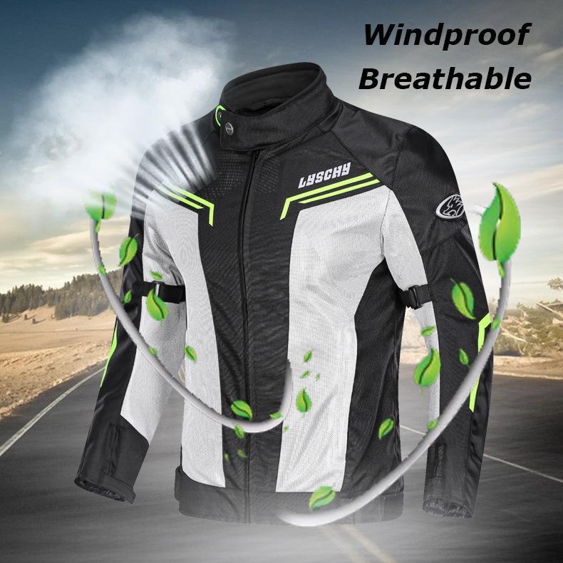 LYSCHY Thunder Wing Riding Clothing Motorcycle Jacket Racing Top Breathable Anti Drop