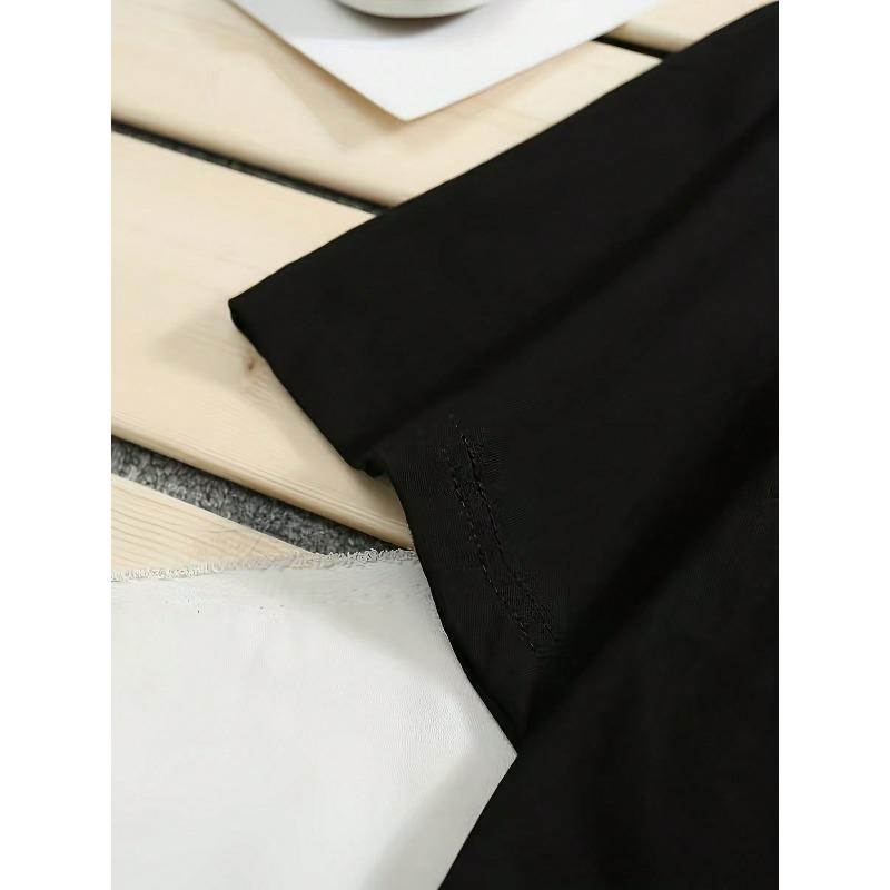 Women'S Black Cruise-Themed T-Shirt | My First Cruise 2026 Print - Short Sleeve Round Neck Vacation Outfit Crew Neck, Slight Stretch Fabric