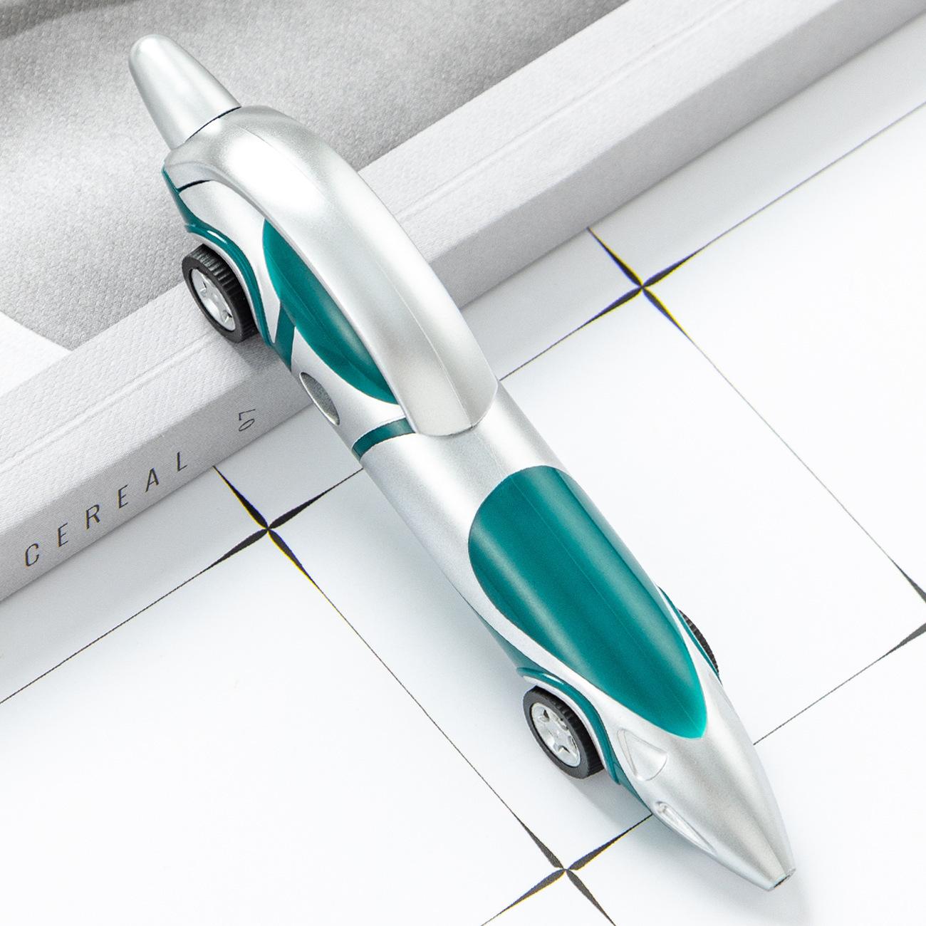 

Design Novelty Racing Car Shaped Ballpoint Pen Multicolor Creative Press Car Styling Ballpoint Pen Stationery Supplies Kids Toy Pen