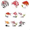 6 Mini Fish Figures for Aquatic Displays, Colorful Life with Stands