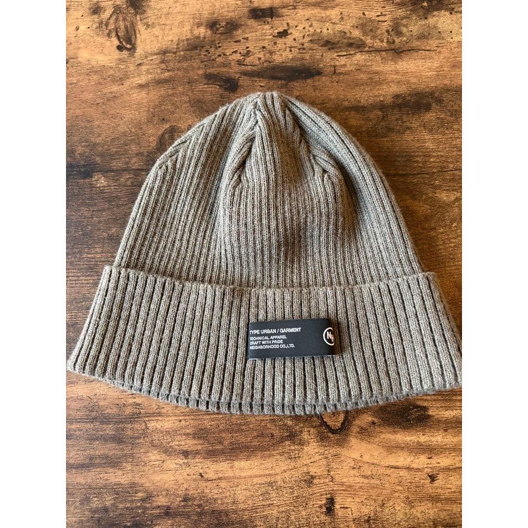 Used [Good condition] NEIGHBORHOOD. Gray knit hat F size