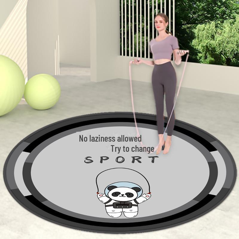 

Круглый амортизирующий противоскользящий коврик для фитнеса для занятий йогой и фитнесом в помещении Diameter 100cm (Silicone Base)