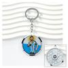 Chelsea AC Milan Barcelona Messi Real Madrid Ronaldo Football Keychain Turning Fan Pendant Blind Box Gift