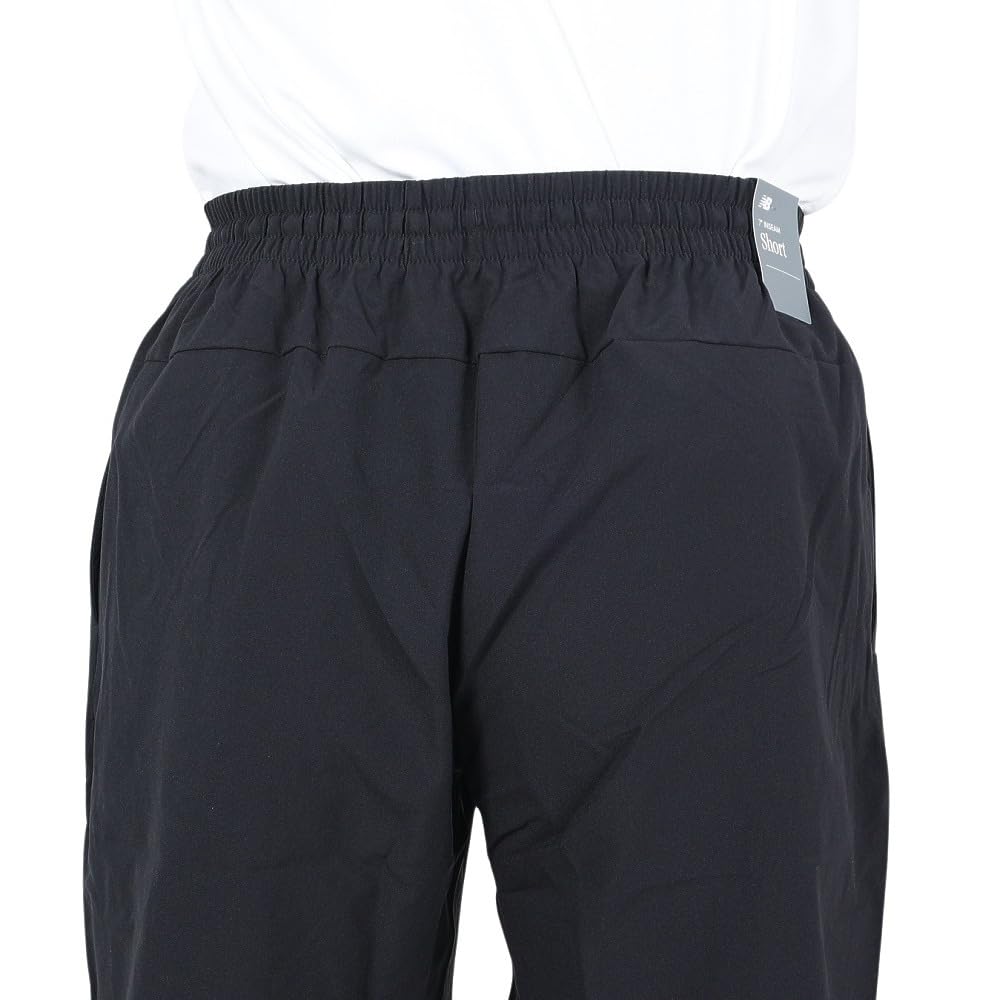 New Balance Run Shorts BK L [New Balance] Men's Shorts, 7-inch (without Innerwear) (MS41234) (Black)