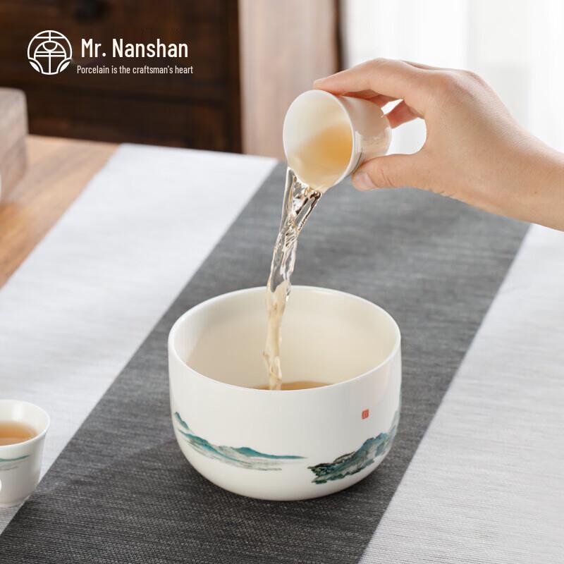 Jianshui Ceramic Gongfu Tea Wash Basin - Thousand Miles Landscape