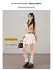 2025 Versatile College Style High Waist Pleated Skirt with Double Belt - Slimming & Anti-Exposure