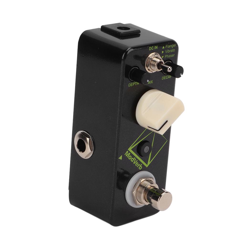 Modulation Reverb Pedal Electric Guitar Single Block Effector 3 Modes Metal Shell DC9V
