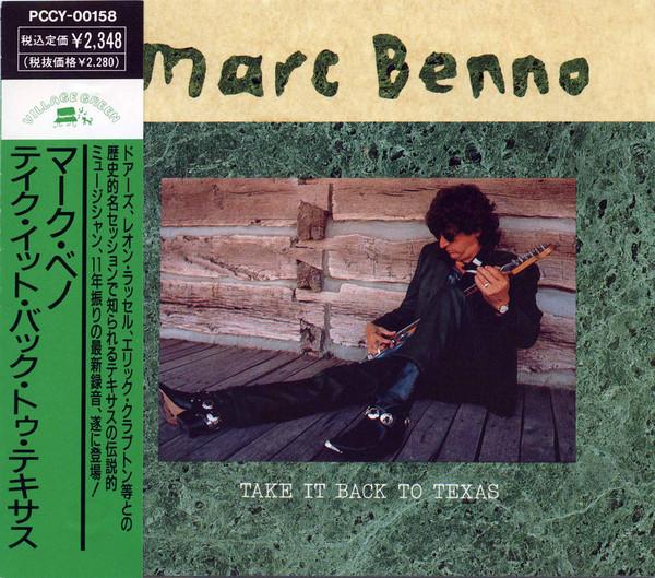 

CD MARC BENNO - Take It Back To Texas PCCY00158 Village Green 1990 Japan ObiRock Used