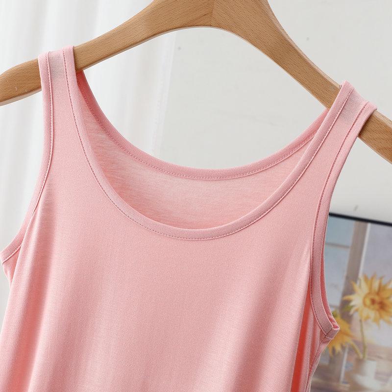 Women's Plus Size Modal Tank Dress - Loose A-line for Spring/Summer