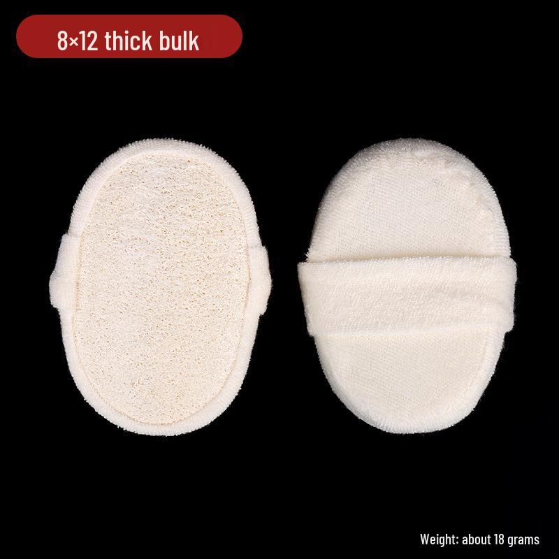 Thick Natural Loofah Sponge: Gentle Exfoliating Bath Scrubber for Rich Lather
