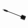 2 in 1 3.5mm Type C Audio Adapter Converter Audio Headphone Adapter (Black)