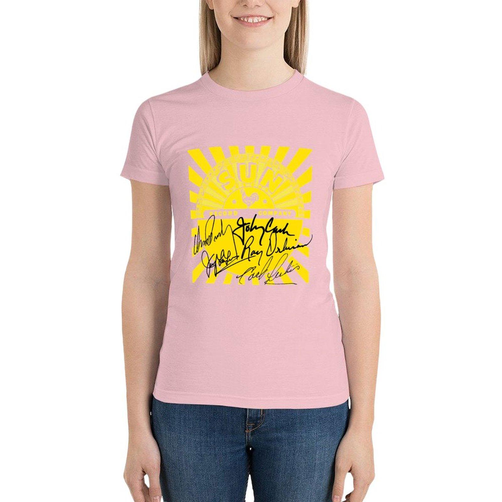 

Sun Records T-Shirt anime clothes tees funny Women t-shirts L