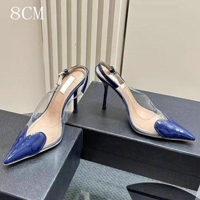

Fashion 2025 Fashion Pvc Women S Pointed Toe Patchwork Heart-Shaped Patent Leather Elegant High Heels Women S Pump 40