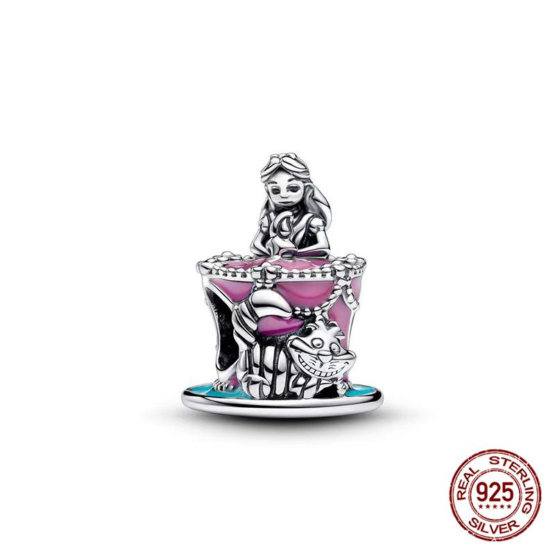 New  Mickey Minnie Beaded Marvel Lron Man Charms Plata De Leyoriginales Fit Bracelet Diy Jewelry Making Women'S Gift