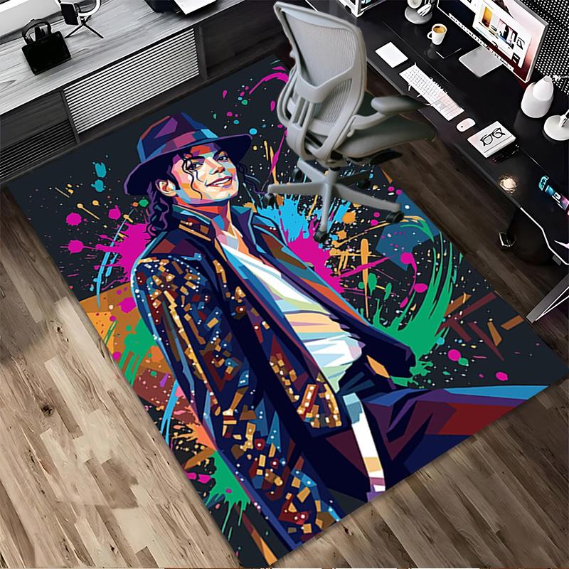 Michael Performance Living Room Nonslip Area Rug Soft Carpet For Bedroom Gameoom Playroom Sofa Office Home Decor Doormat