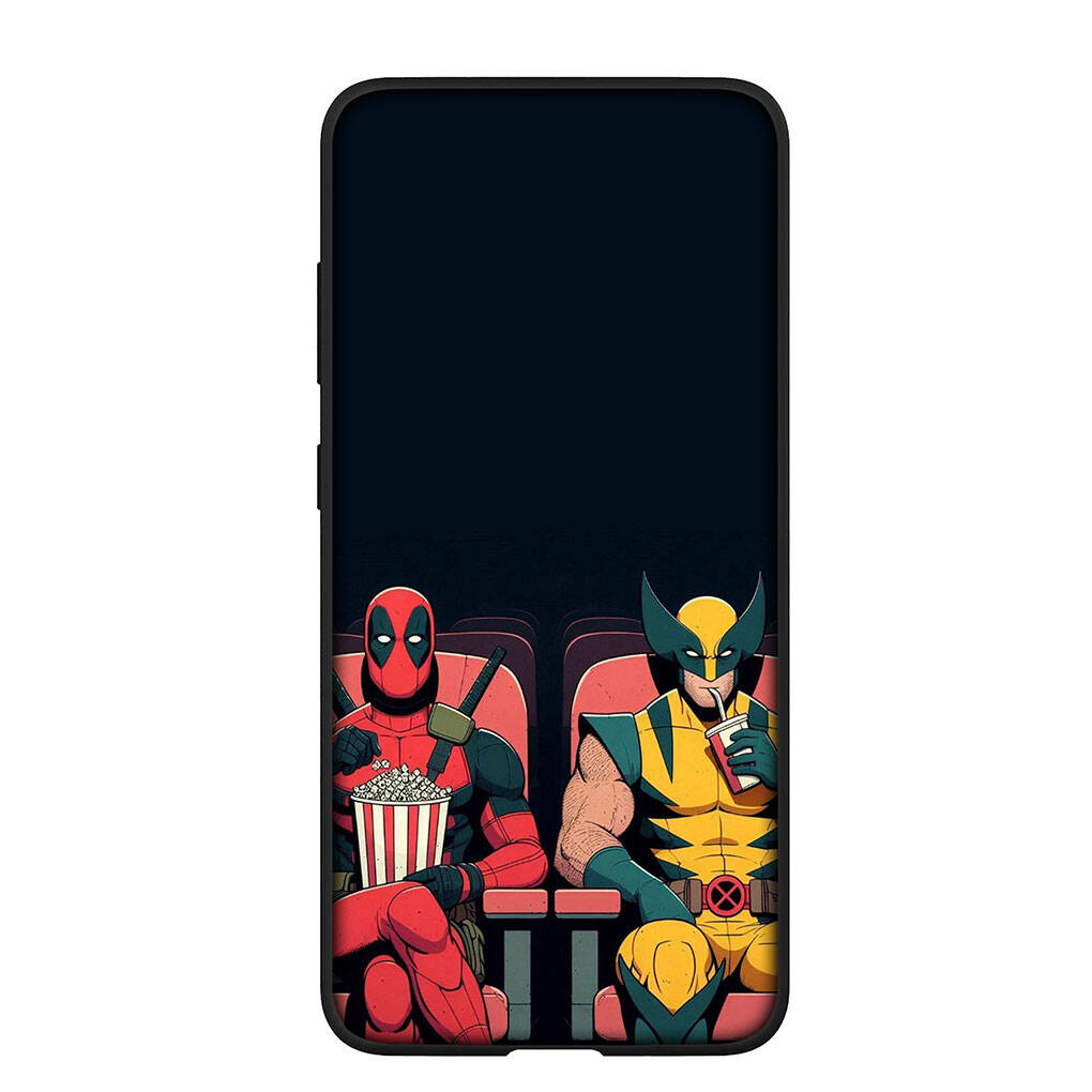 Phone Case for Samsung Galaxy S25 S23 S22 S24 Ultra FE A05 A06 A15 A16 A36 A37 A35 A54 A55 A56 A57 A25 A26 A53 Marvel Deadpool Comics Wolverine Cover