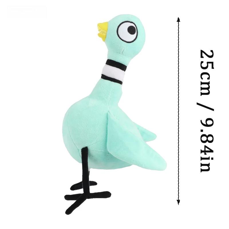 Mo Willems Pigeon Plush Don't Let The Pigeon Drive The Bus Big Eyed Chicken Blue Pigeon Soft Stuffed Animals Kids Birthday Gifts