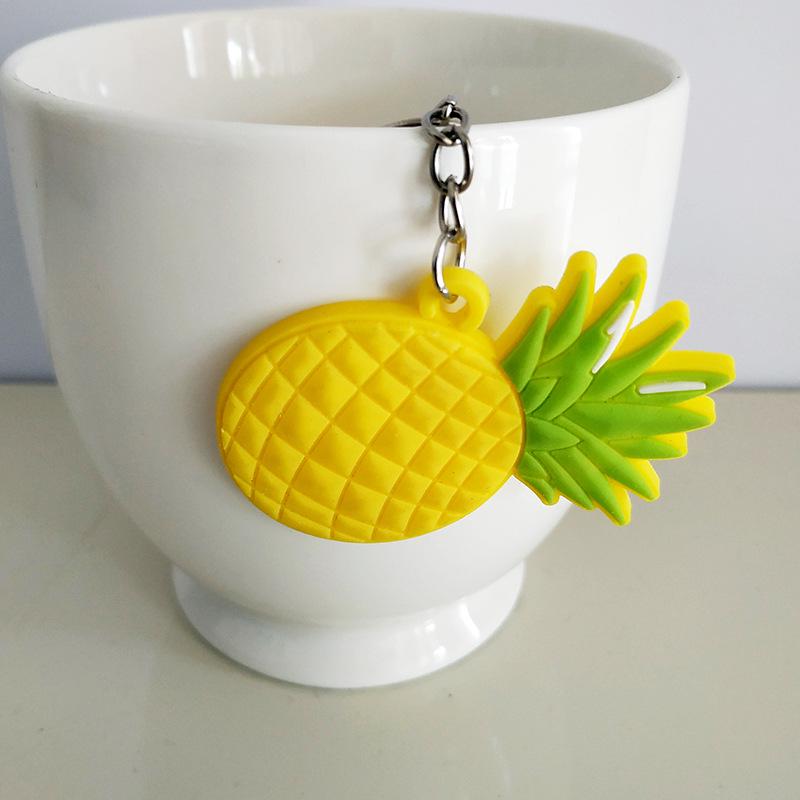 Creative Fruit PVC Soft Rubber Keychain Pendant - Small Gift