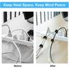 Cable Organizer Wire Winder Holder for Earphone Headphone Mouse Cord Aux USB Cable Management Wire Ties Cable Protector 20Pcs