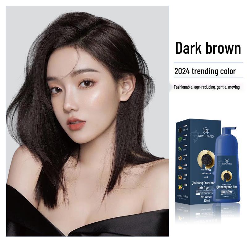 Caviar Protein Plant-Based Hair Dye Cream: Home Use, No Damage, Easy Application, As Seen on Douyin Broadcasts.