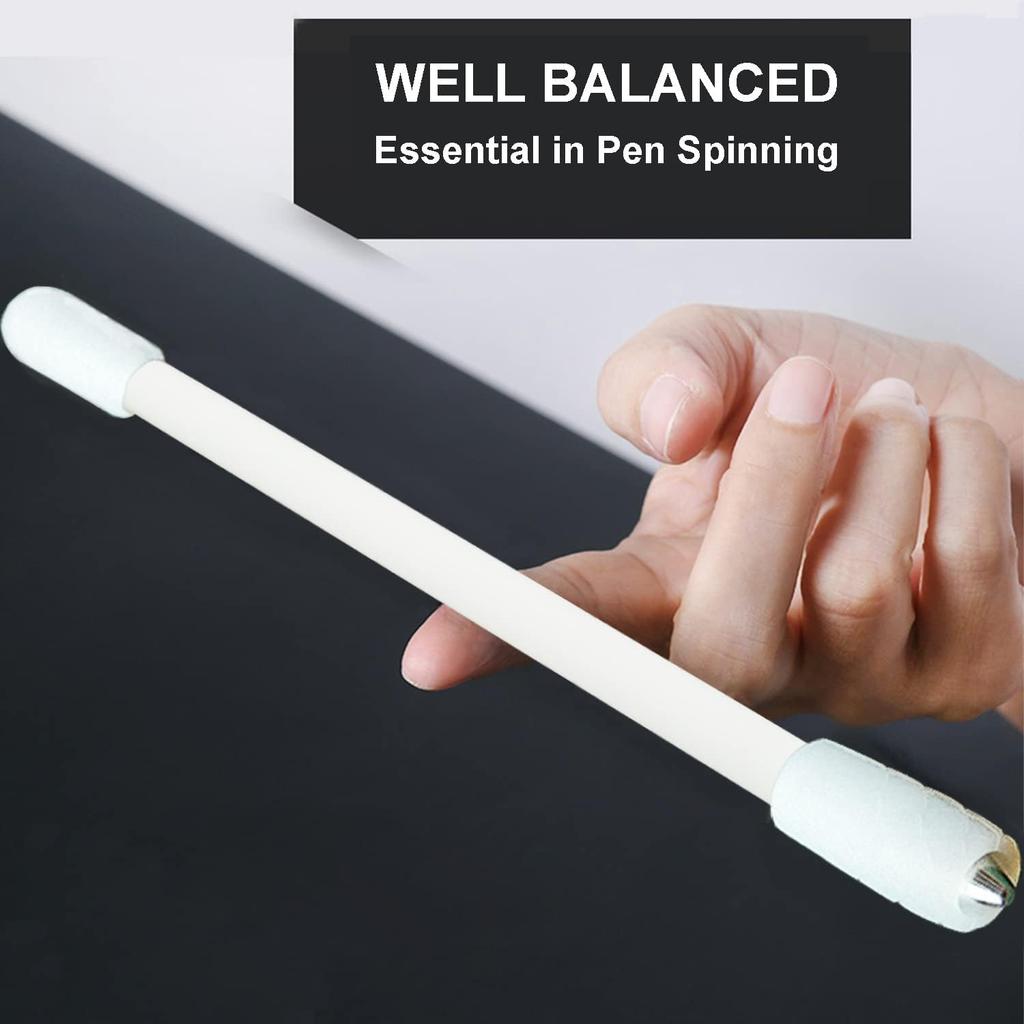 Penspinning Pens Travel Mod Pen Spinning Mods Spinner Spin Stick Nonslip Beginner, White