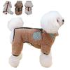 Kawaii Dog Jumpsuit Winter Warm Plush Pet Clothes for Small Dogs Puppy Cat Pajamas with D Rings Chihuahua Costume Yorkie Onesie