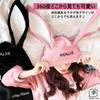 Light Life Bunny Ear 3 Loose Cute Sizes Oversized Long Black Women's Hoodie, Colors, Fit, Fleece-Lined, Top, Fall/Winter, S-XL, Casual, Work, School,