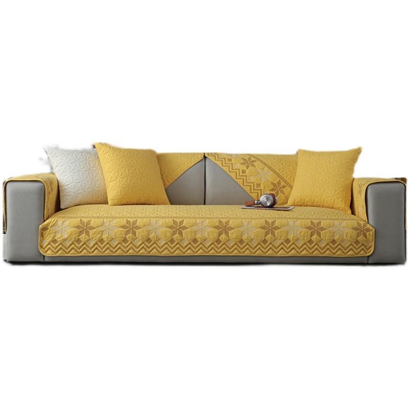 New Bohemia Sofa Protector Cover For Living Room Stretch Sofa Cushion Mat Couch Covers Thicken Plush Chair Sofa Towel Home Decor