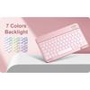 Huawei MatePad SE11 Bluetooth Keyboard Case with Pen Slot & 7-Color Backlight