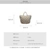 Casual Large-capacity Solid Color Simple Bag Autumn and Winter New Embroidered Thread Shoulder Bag Portable Messenger Tote Bag Women