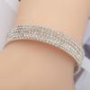 Rhinestone Upper Arm Bracelet Gold Color Full Shiny Rhinestone Bangles  Jewelry Accessories