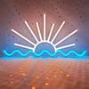 Neon Pineapple Ice Cream Music Bar LED Light for Atmosphere and Decoration