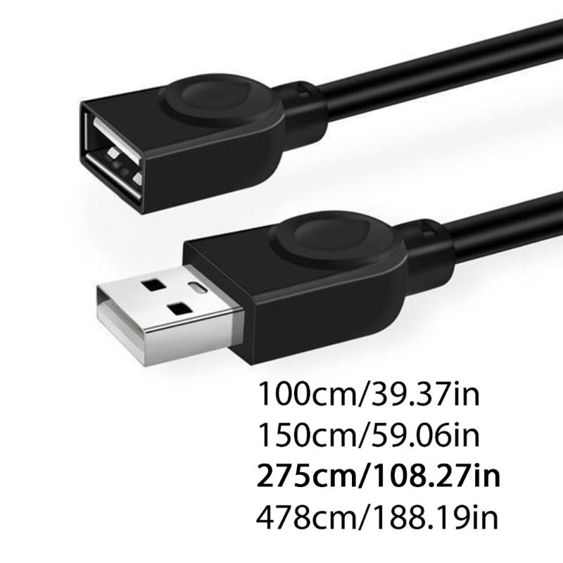 High Speeding USB3.0 Extension Cable 5Gbps Male to Female Connector Data Transfer Cable for Computer Mouse Laptop