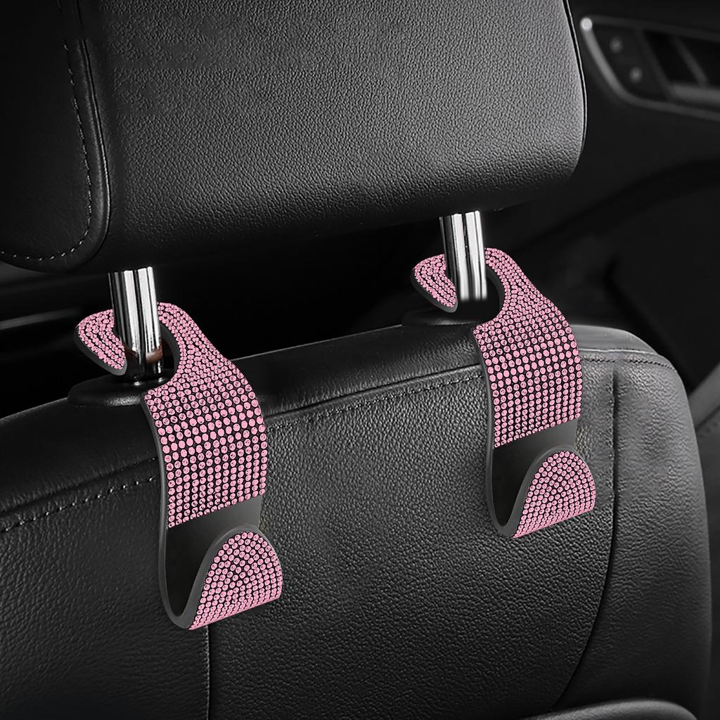1PC Car Seat Headrest Hook for Auto Back Seat Organizer Hanger Storage Holder for Handbag Purse Bags Coats Universal