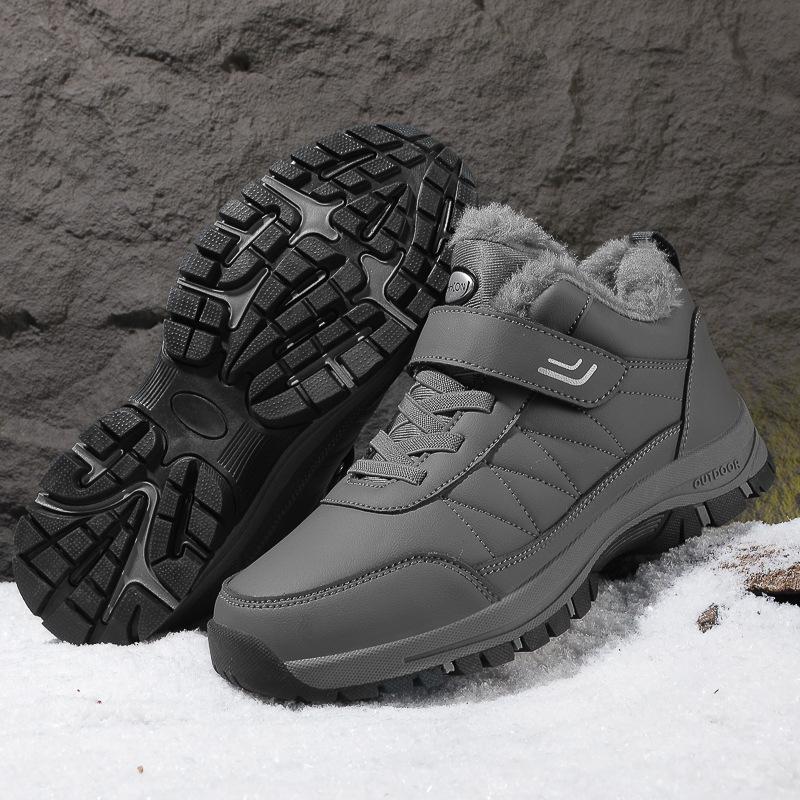 Populární sametové dámské boty zimní bavlněné boty pro seniory dámské teplé sněhule na suchý zip vycházkové boty pánská a dámská sportovní obuv