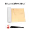 Beginner Gold Leaf DIY Kit: Gilded Foil Tools, Buddha Statue Art, Paper & Glue Set