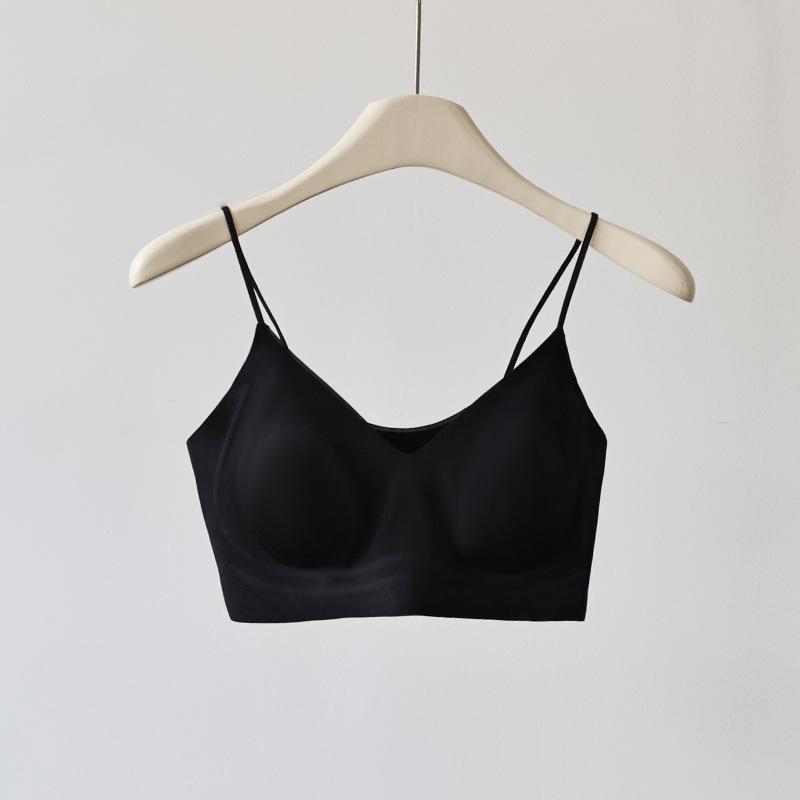 Women's Ultra-Thin Foundation Bra - Seamless, Breathable, Rabbit Ear Design for a Sleeker Look