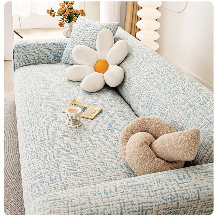 Universal Elastic Sofa Cover for All Seasons New Anti Cat Scratch Straight Sofa Cover All Inclusive Universal Protective Cover