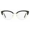 Swarovski Women S Brow Line eyeglaSSeS Sk5363 032 Gold Black 53mm 032