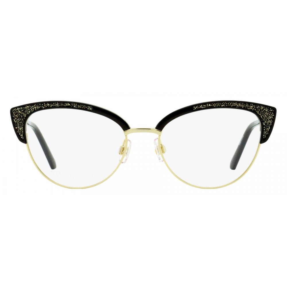 Swarovski Women S Brow Line eyeglaSSeS Sk5363 032 Gold Black 53mm 032