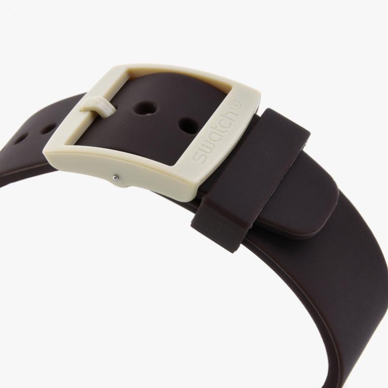 Swatch SuSt402 ObSidian Ink Pánské S Uretanové hodinky