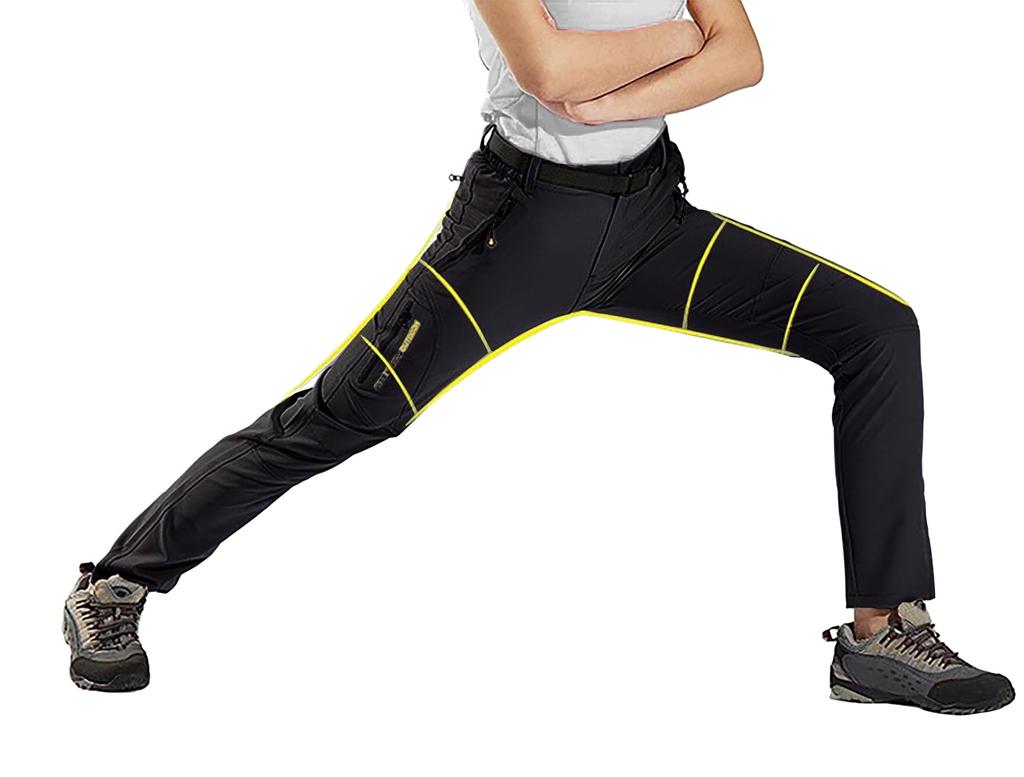 Perturga Summer Outdoor Perfect for Mountain and Size 4XL Men's Pants, Stretch, Casual, Breathable, Windproof, Fishing, Camping, Sports, Climbing,